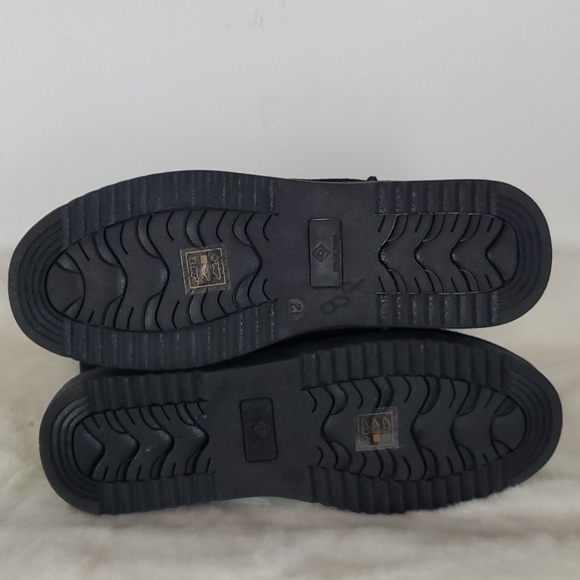 Dream Pairs boots black winter snow suede sheepskin women size 12 New - Picture 7 of 9